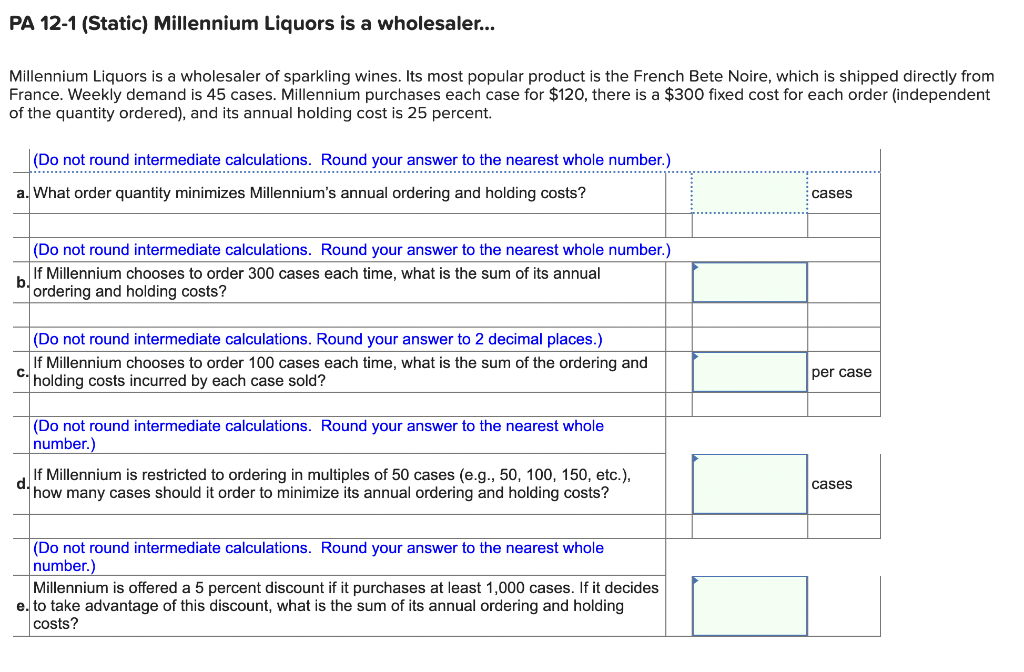 PA 12-1 (Static) Millennium Liquors is a