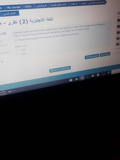 My courses 20201 (2) - = 10 Coal and non are the