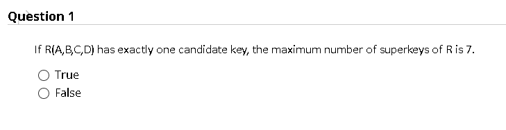 Design Of Database Course Question 1 If