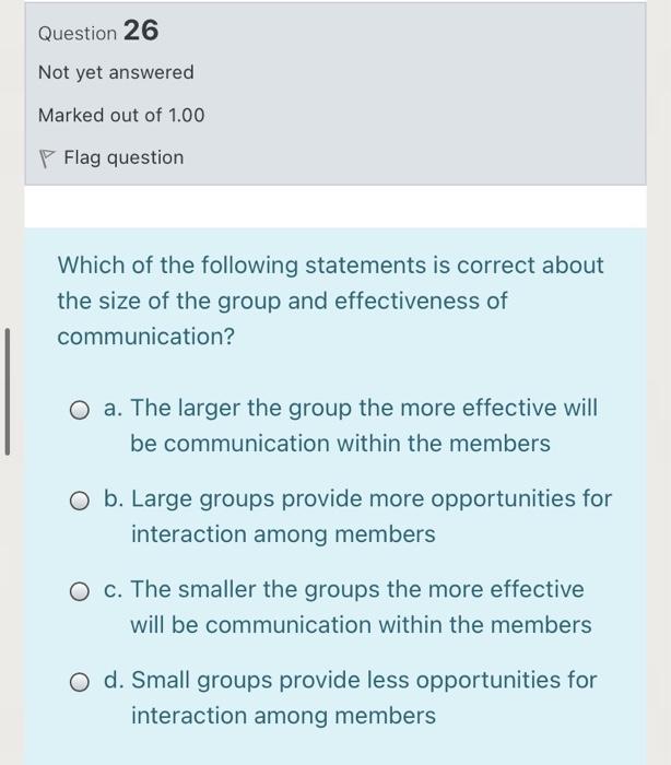 please fast Question 25 Not yet answered Marked
