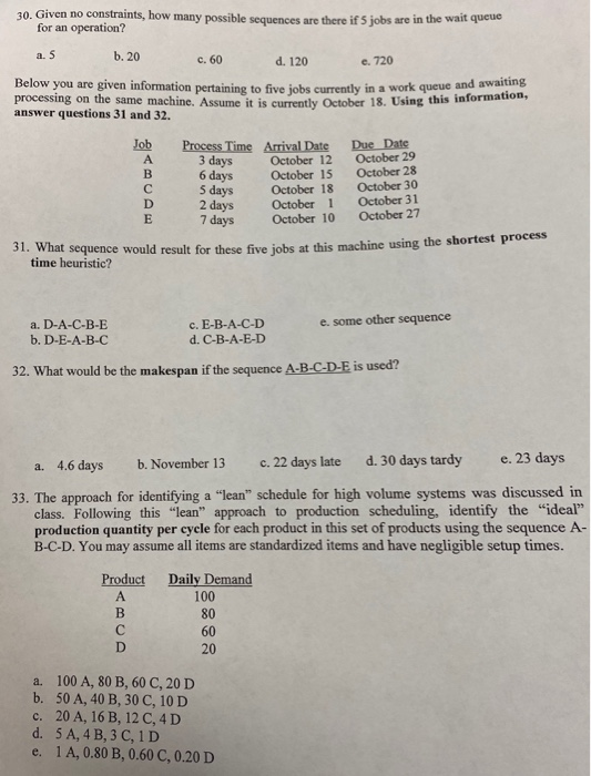 homework help 20. Given no constraints, how many