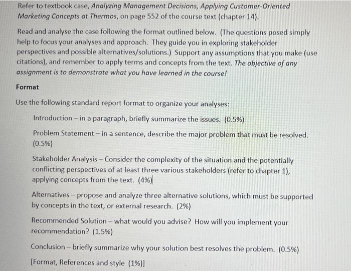 Refer to textbook case, Analyzing Management