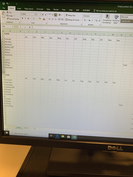 Sales and Operations Planning ABC Manufacturing