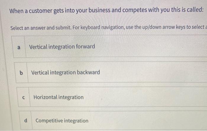 When a customer gets into your business and