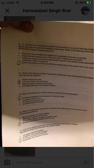 need ansers 23. Which of the flowing GOOD on for