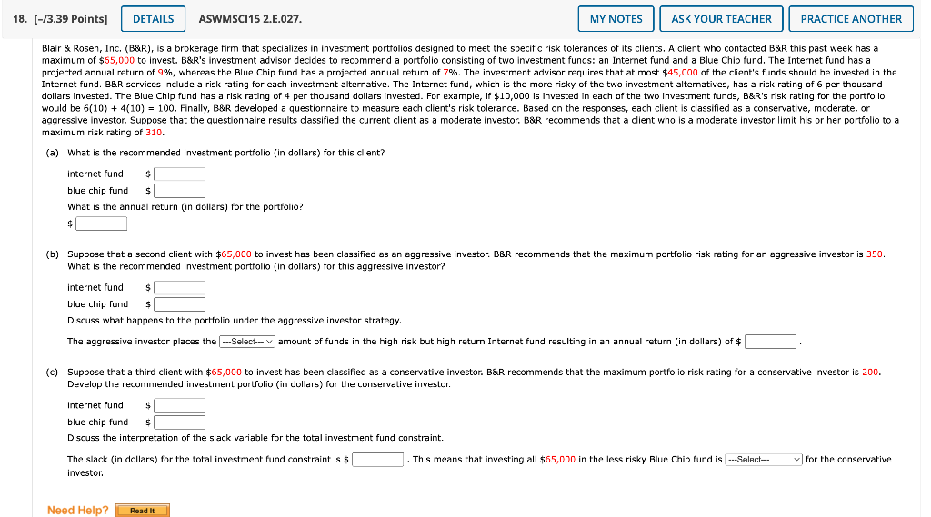 q18 18. (-/3.39 Points] DETAILS ASWMSCI 15