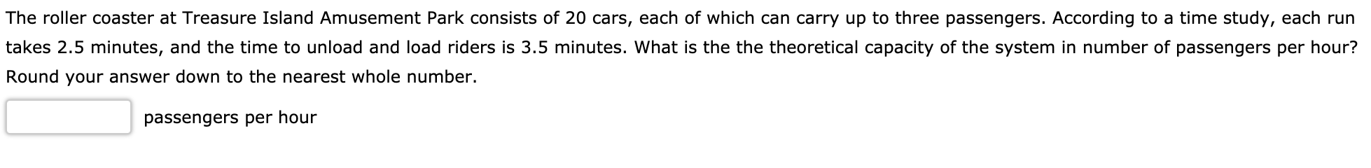 The roller coaster at Treasure Island Amusement