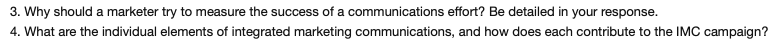 3. Why should a marketer try to measure the