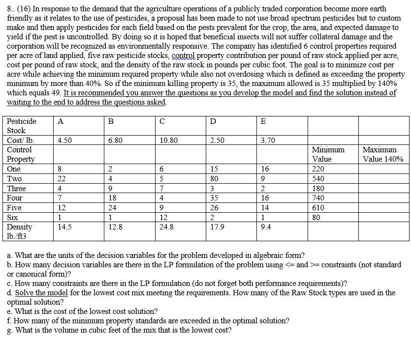 8..(16) In response to the demand that the