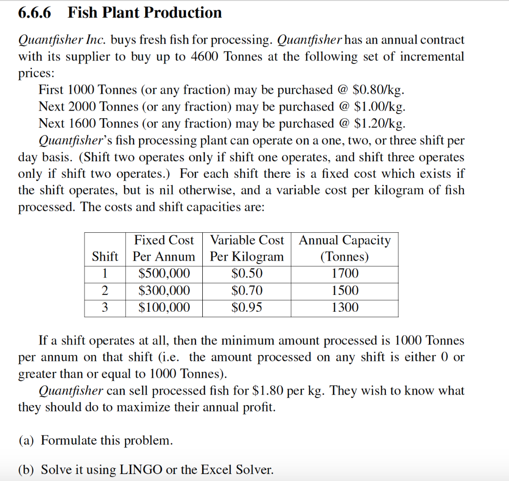 6.6.6 Fish Plant Production Quantfisher Inc. buys