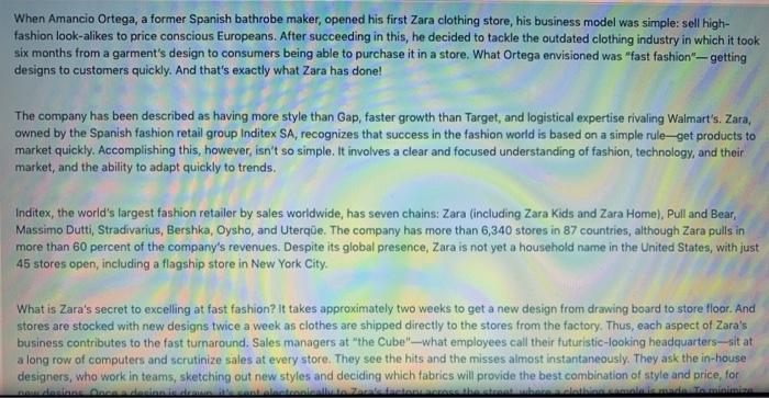 When Amancio Ortega, a former Spanish bathrobe