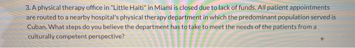 3.A physical therapy office in "Little Haiti" in