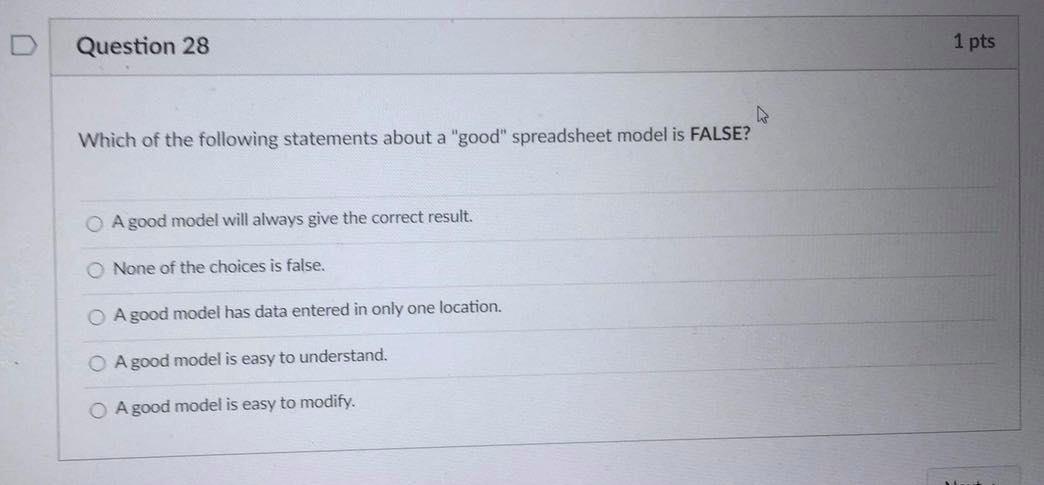 1 pts Question 50 What do you call a coefficient
