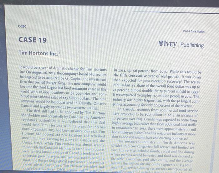 SITUATIONAL ANALYSIS C-250 Part 4: Case Studies