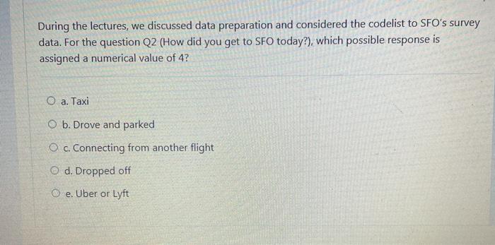 During the lectures, we discussed data