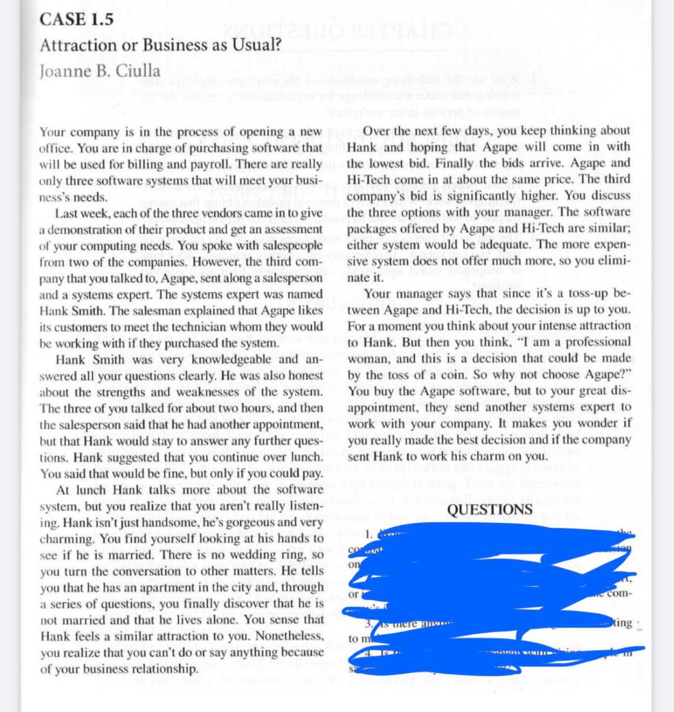 What are your recommendations for this case? for