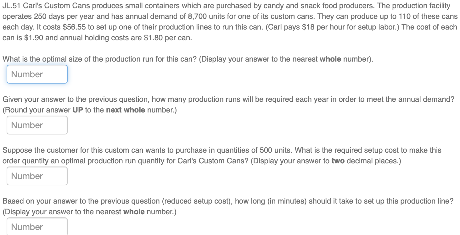 JL.51 Carl's Custom Cans produces small