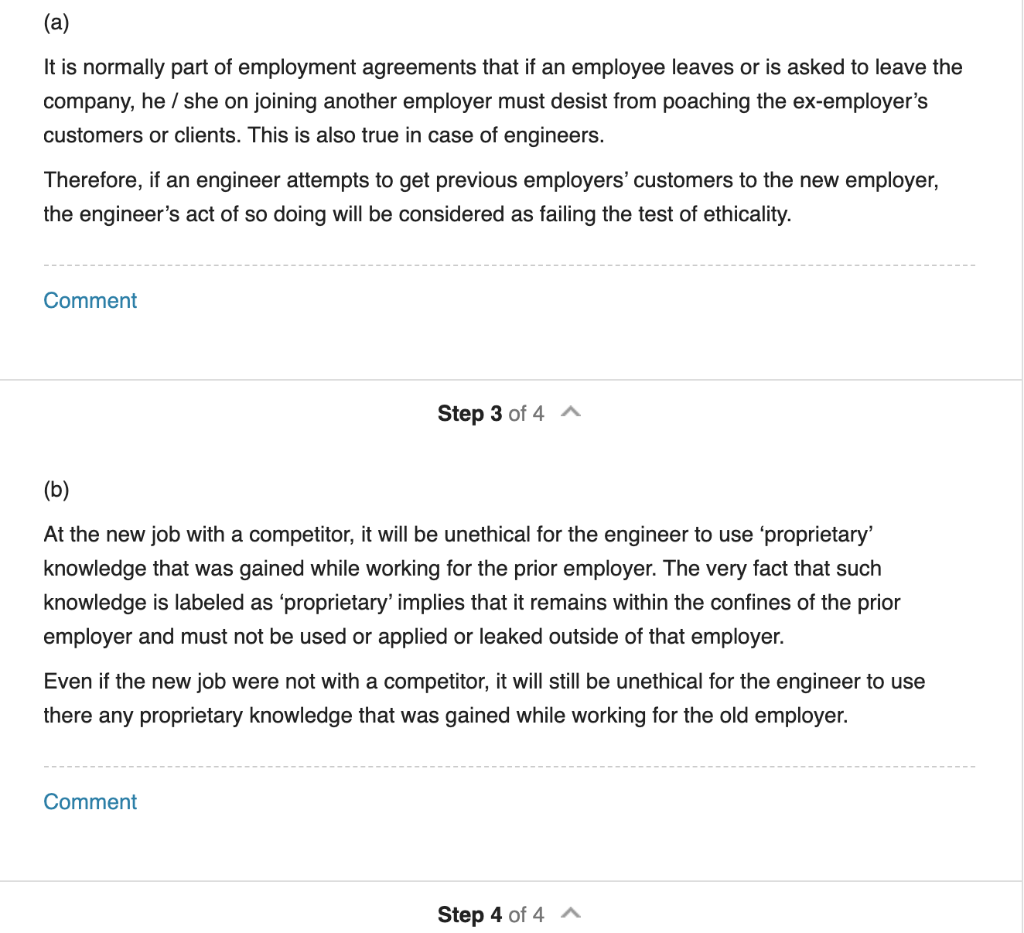 6.1 rewrite answers a,b and c in your words with