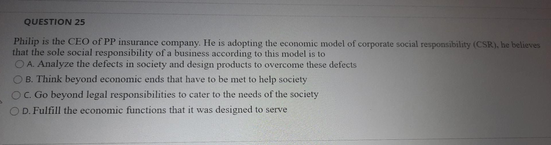 QUESTION 24 IMA AAA is a beverage production