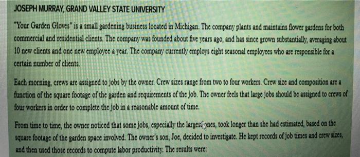 JOSEPH MURRAY, GRAND VALLEY STATE UNIVERSITY