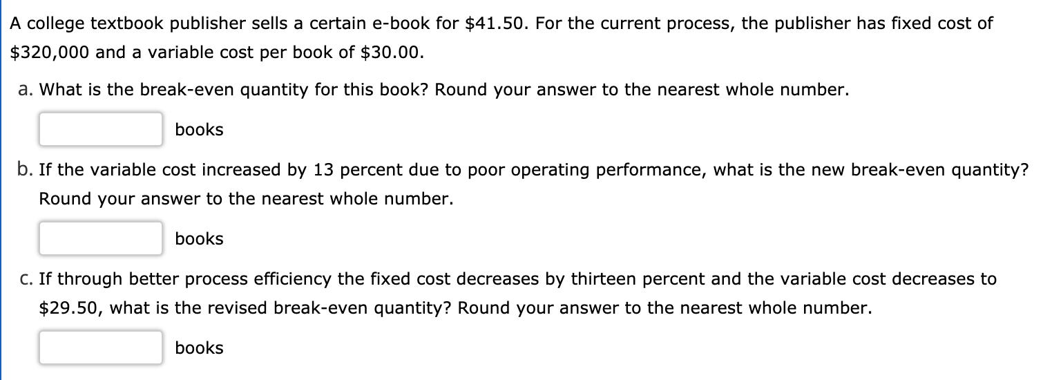 A college textbook publisher sells a certain