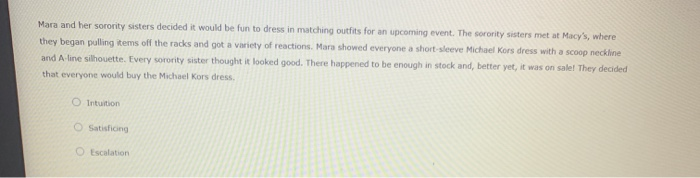 Identify the behavioral consideration that is