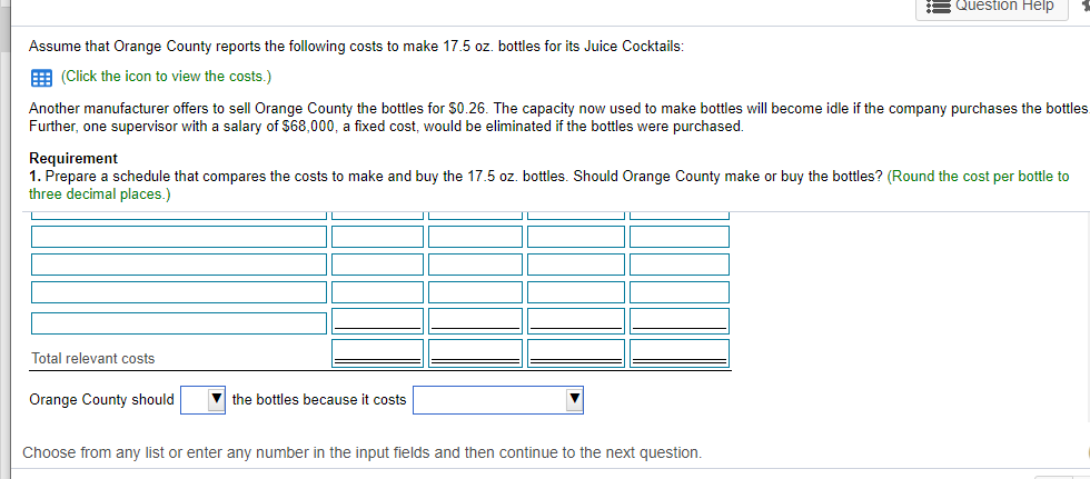 Assume that Orange County reports the following