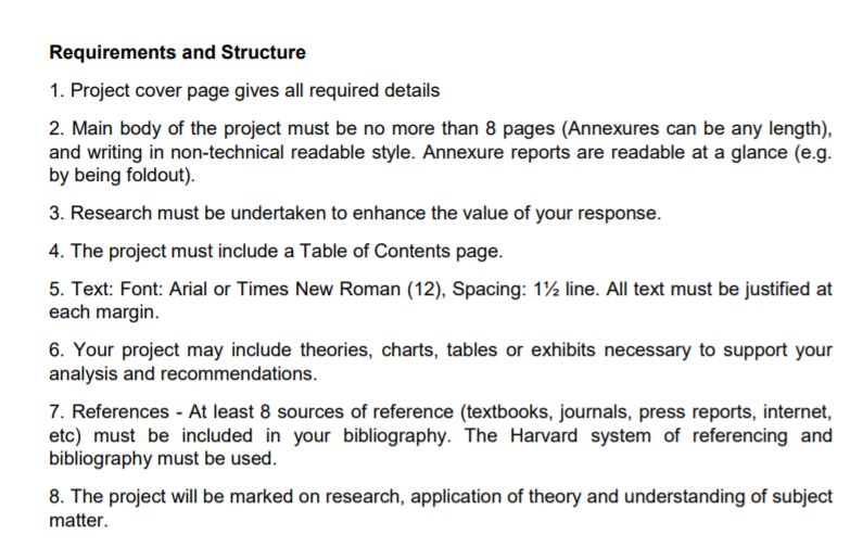 Question 1 (30 marks) An organisational structure
