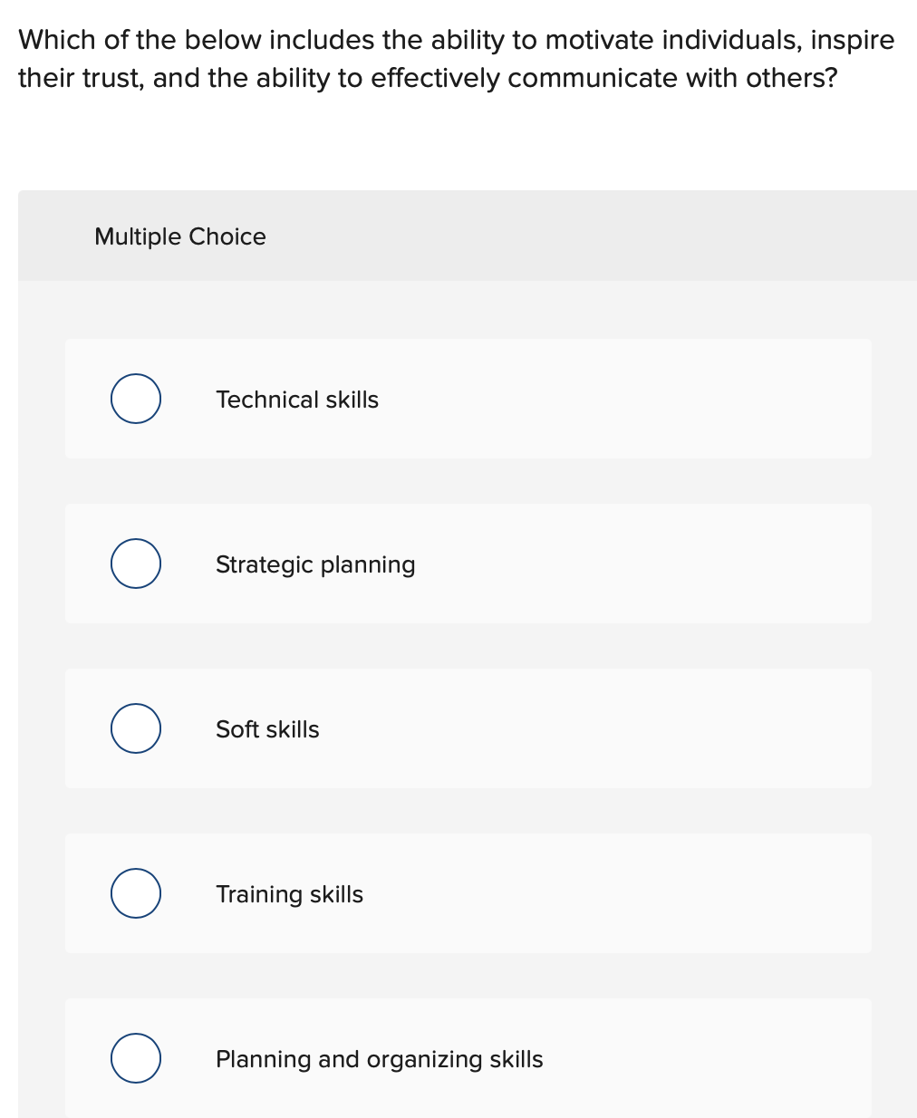 Assume that you are a manager and you have two