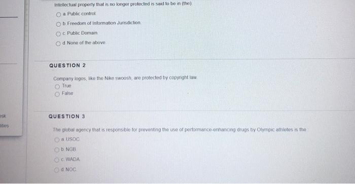 1-3 Intellectual property that is no longer