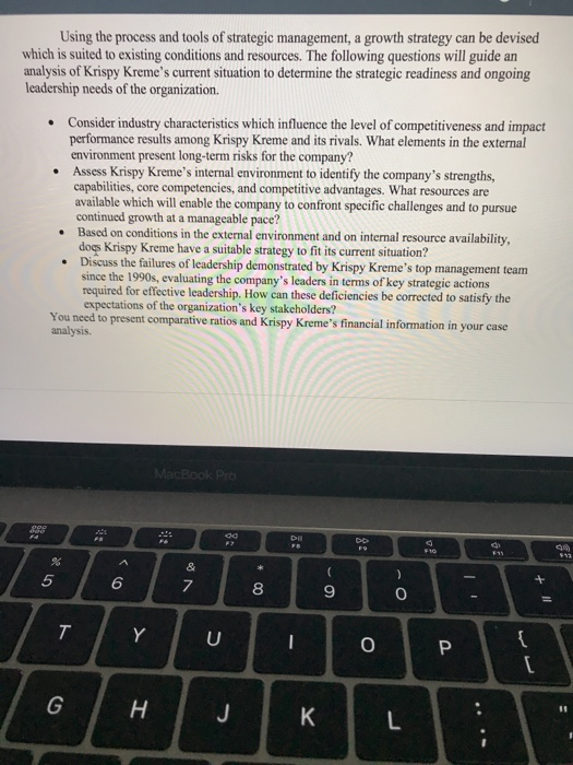 Using the process and tools of strategic