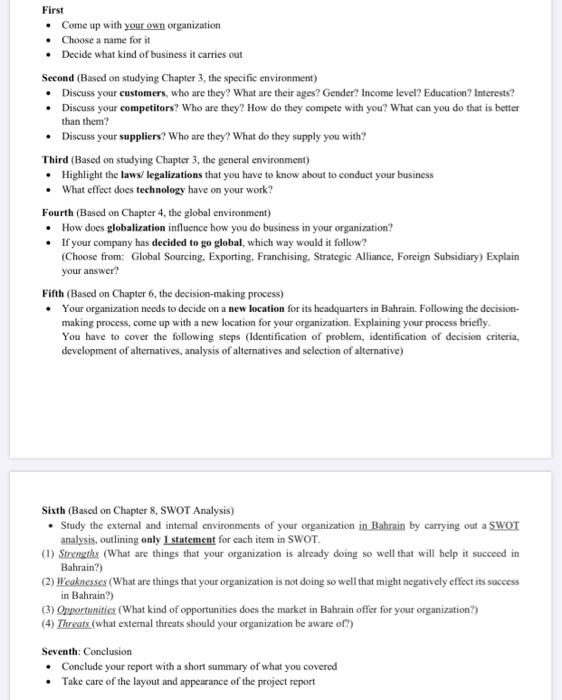 come up with your own coffee shop and answer the