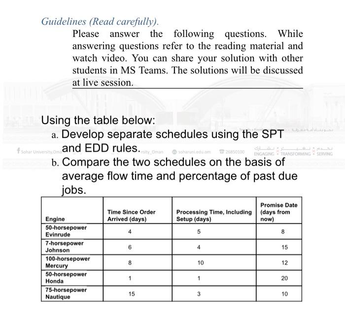 Guidelines (Read carefully). Please answer the