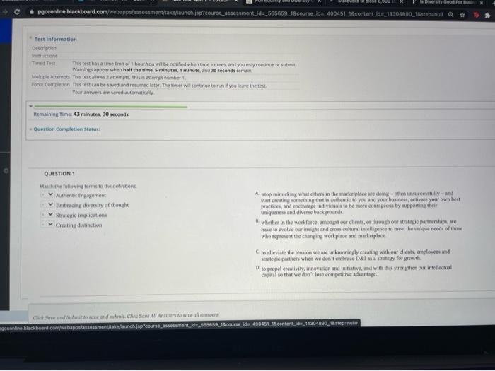 Remaining Time 54 minutes, 52 seconds Question