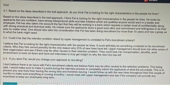 Reply post in your opinion in 5 lines ! DQ2 2-1.