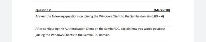 Question 2 (Marks: 10) Answer the following