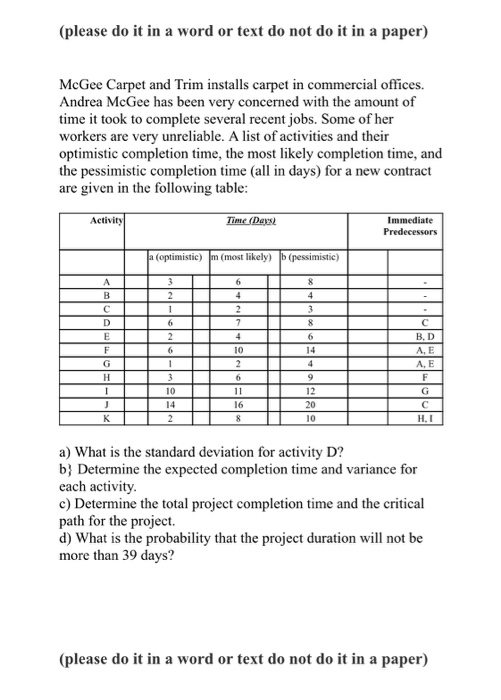 please type the answer! no handwritten please