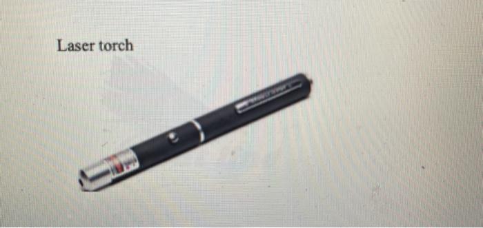 our product assembly is Laser torch OBJECTIVES: