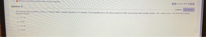 The average time to perform a task is 24 minutes