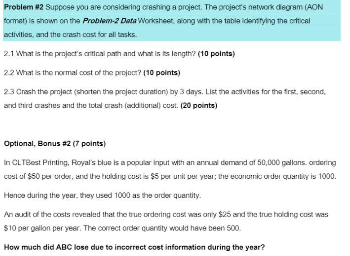 Cost Information Crash Cost per Day? = 1000/1