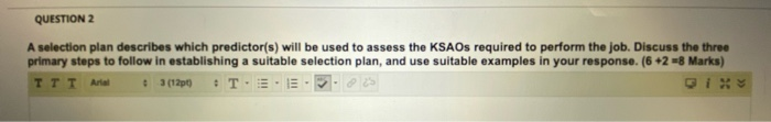 QUESTION 1 1) You are going to give a workshop on