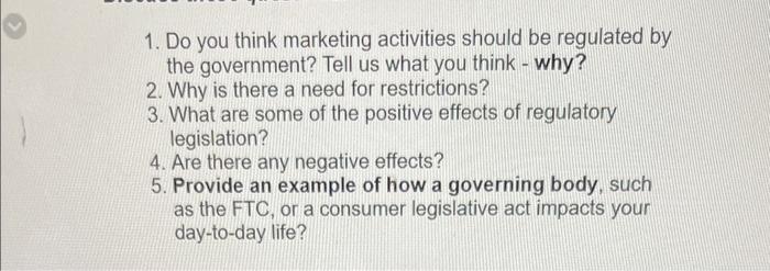1. Do you think marketing activities should be