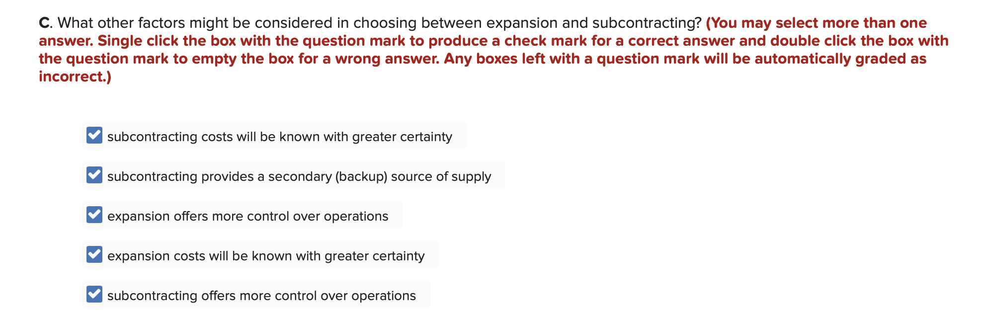 Problem 8-4 (Algo) A company that produces