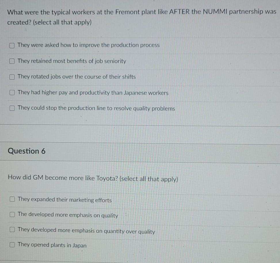 What were the typical workers at the Fremont