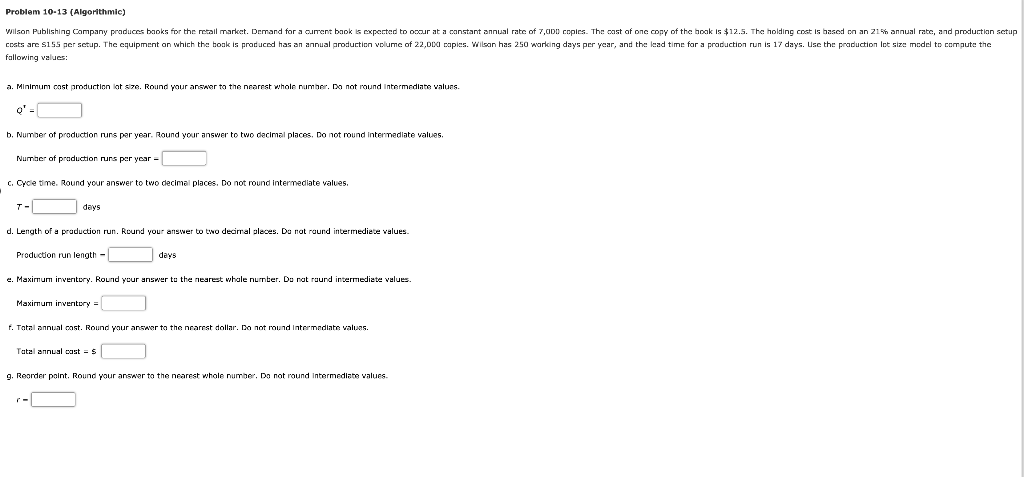 I just need help from E, F,G! THANKS Problem