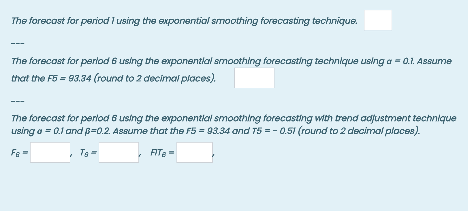 The data below represents the monthly demand for