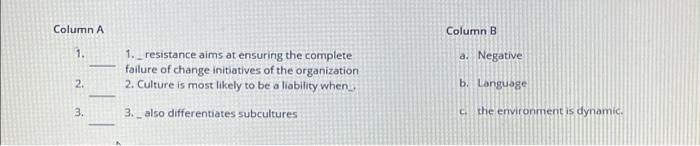 Column A 1. 2. 3. 1._ resistance aims at ensuring