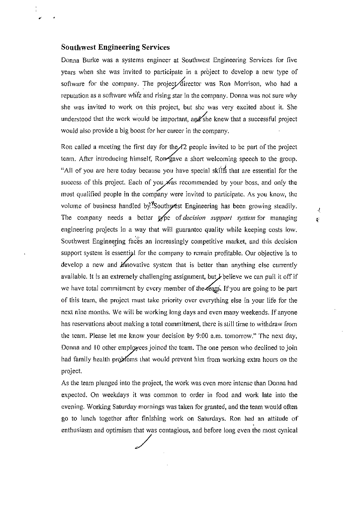 Compare this cross functional project team to a