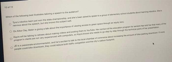 9 of 13 Martina's friend organizes events at a