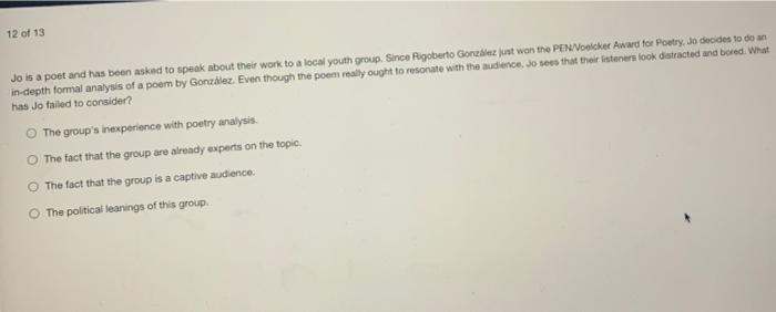 9 of 13 Martina's friend organizes events at a